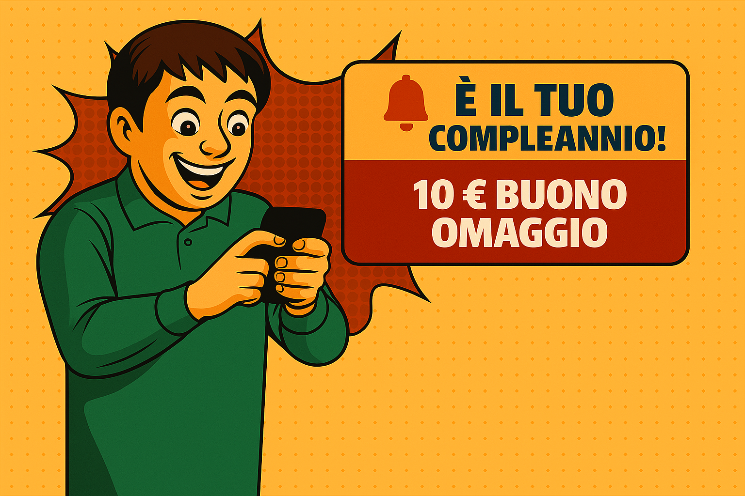 Buono compleanno cliente fedele